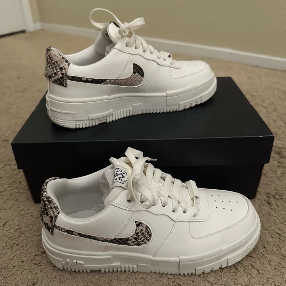 Nike Air Force 1 Low Pixel SE Snake Shoes